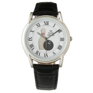 Bowling geschenken horloge