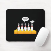 Bowling geschenken voor mannen Funny Bowler Design Muismat (Met muis)