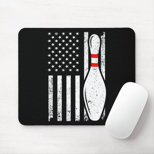 Bowling Gift Bowler Accessoires Bowling Team Stuff Muismat (Met muis)