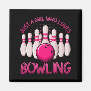 Bowling Gift for Girls Women Bowling Game Bowlers Magneet