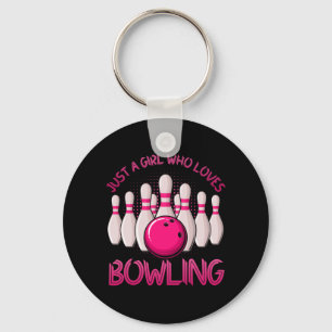 Bowling Gift for Girls Women Bowling Game Bowlers Sleutelhanger