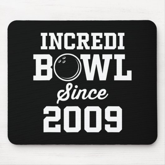 Bowling Gift voor 13 jaar oude Bowler 2009 13th Bi Muismat (Voorkant)