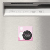 Bowling Girl Birthday Party Bedankt Magnet (Insitu (Vaatwasser))
