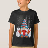Bowling Gnome Bowling Gnomes Funny Gnome Bowling T-shirt (Voorkant)
