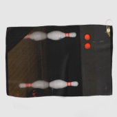 Bowling Golf Towel Golfhanddoek (Horizontaal)