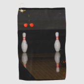 Bowling Golf Towel Golfhanddoek (Voorkant)