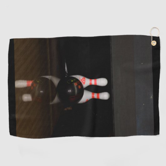 Bowling Golf Towel Golfhanddoek (Horizontaal)