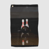 Bowling Golf Towel Golfhanddoek (Voorkant)