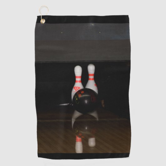 Bowling Golf Towel Golfhanddoek (Voorkant)