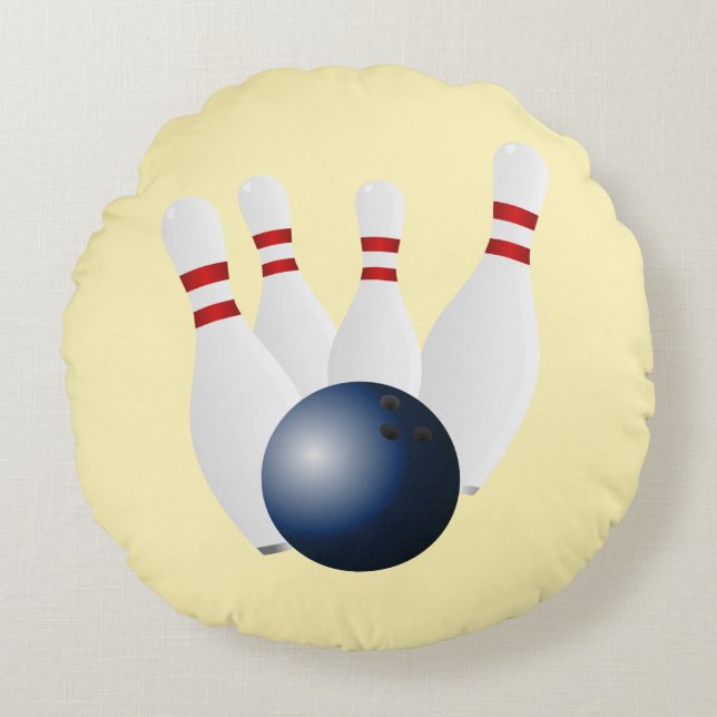Bowling gooikussens rond kussen (Voorkant)