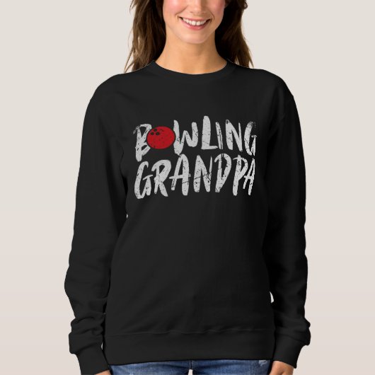 Bowling Grandpa Bowler Papa Grandfather Father s D Trui (Voorkant)