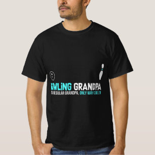 Bowling Grandpa Fun Cute League Gift T-shirt
