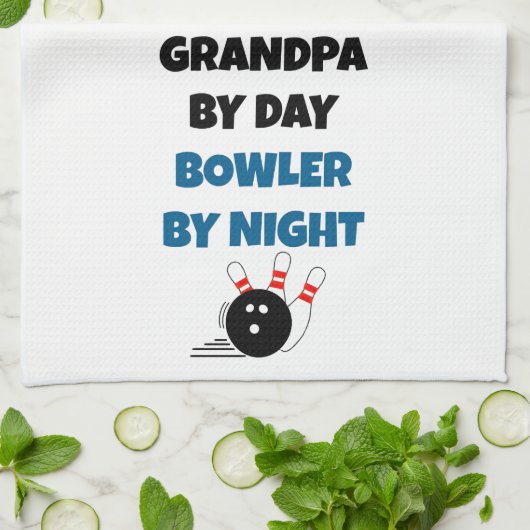Bowling Grandpa Theedoek (Gevouwen)