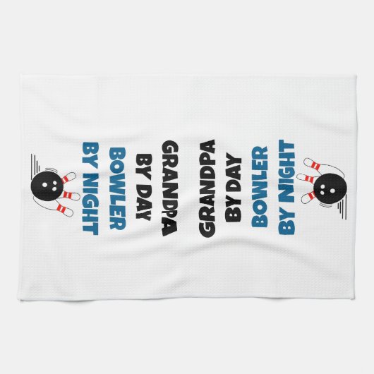 Bowling Grandpa Theedoek (Horizontaal)
