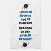 Bowling Grandpa Theedoek (Verticaal)