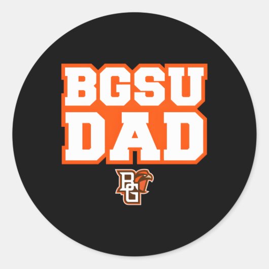 Bowling Green Bgsu Falcons Papa Ronde Sticker (Voorkant)
