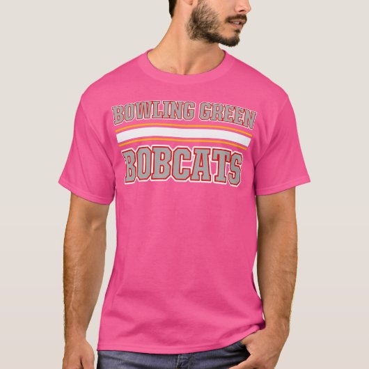 Bowling Green Bobcats Horizontale Strepen T-shirt (Voorkant)