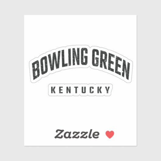 Bowling Green Kentucky KY Sticker (Vel)