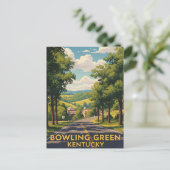 Bowling Green Kentucky Reizen Briefkaart (Staand voorkant)