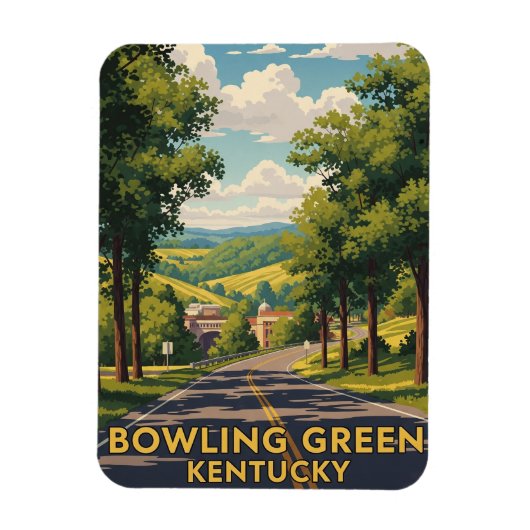 Bowling Green Kentucky Reizen Magneet (Verticaal)