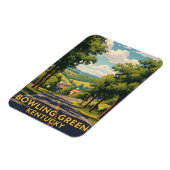 Bowling Green Kentucky Reizen Magneet (Linkerzijde)