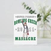Bowling Green Massacre 2011 Briefkaart (Staand voorkant)