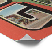 Bowling Green, Ohio - Grote lettertjes Poster (Hoek)