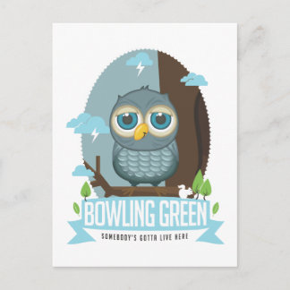 Bowling Green Owl Briefkaart