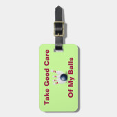 Bowling Green Yellow Red persoonlijke tas Label Bagagelabel (Voorkant verticaal)