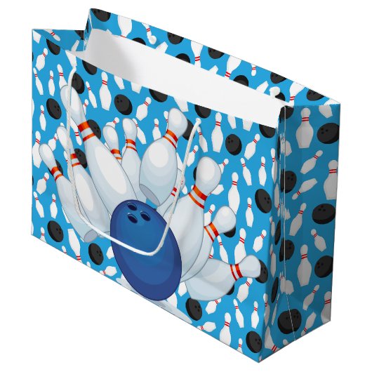 Bowling Groot Cadeauzakje (Voorkant Gekanteld)