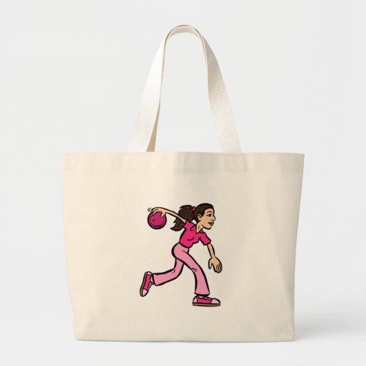 Bowling Grote Tote Bag (Voorkant)