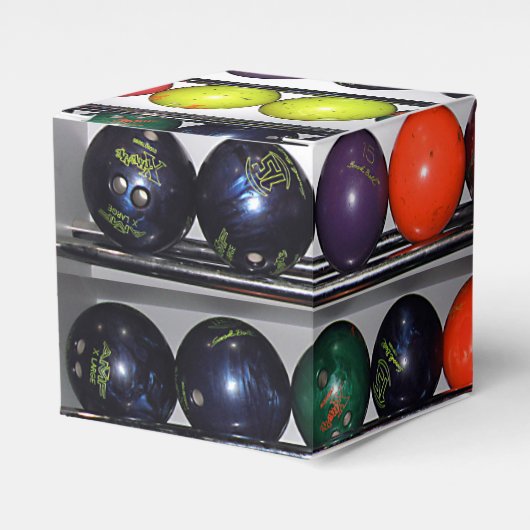 Bowling gunstbox bedankdoosjes (Voorkant Zijde)
