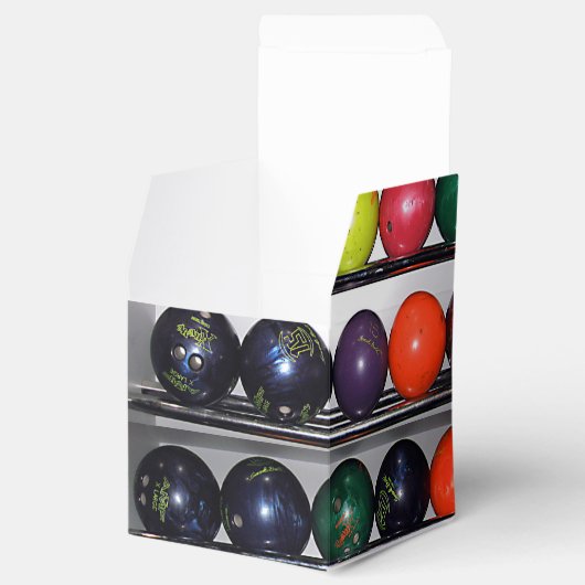 Bowling gunstbox bedankdoosjes (Geopend)