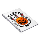 Bowling Halloween Bowler Happy Bowlingween Notitieboek (Rechterzijde)