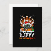 Bowling Halloween Thanksgiving Kerstmis Kaart (Voorkant / Achterkant)