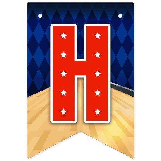 Bowling Happy Birthday Banner - Bunting Flags (Tweede vlag)