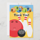  Bowling Hartelijk dank Bedankkaart (Voorkant)