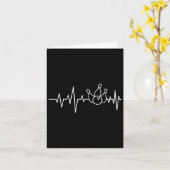 Bowling Heartbeat - Bowling Bowler Kaart (Gele Bloem)