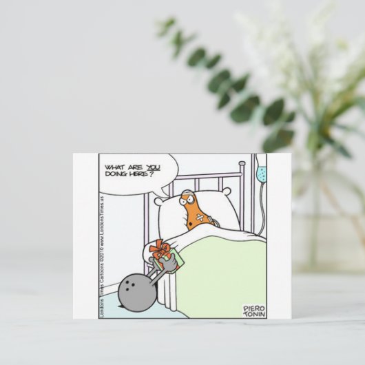 Bowling Hospital Funny T - shirts Kaarten Mokken G (Staand voorkant)