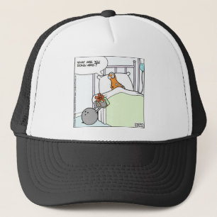 Bowling Hospital Funny T - shirts Kaarten Mokken G Trucker Pet