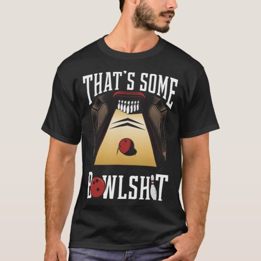 Bowling Humor Bowlsh t Retro Bowling  Bowler T-shirt (Voorkant)