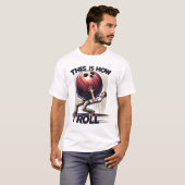 Bowling Humor T-shirt (Voorkant volledig)