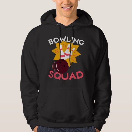 Bowling Hurken, Grappige Bowlers & Bowling Speler Hoodie (Voorkant)