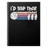 Bowling-id Dit product Bowler print 474 bowle Notitieboek (Voorkant)