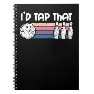 Bowling-id Dit product Bowler print 474 bowle Notitieboek