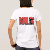 Bowling in het rood t-shirt (Achterkant)