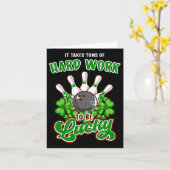 Bowling Inspirerend Quote St Patricks Day Kaart (Gele Bloem)