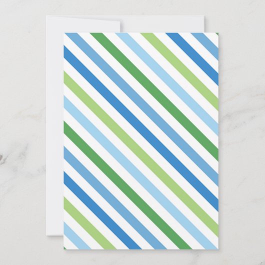 Bowling Invitation Bowling Birthday Invite Kaart (Achterkant)