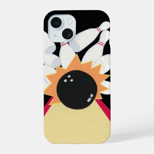 Bowling iPhone 15 Hoesje (Achterkant)