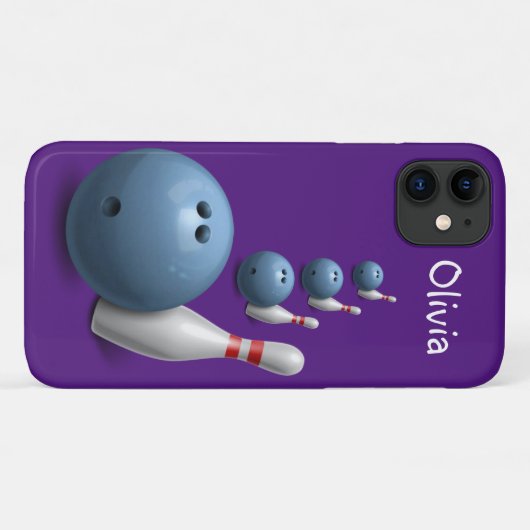 Bowling Iphone Case (Achterkant (horizontaal))